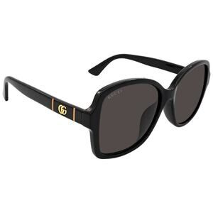 #3215 NEW GUCCI Black Sunglasses MSRP $390